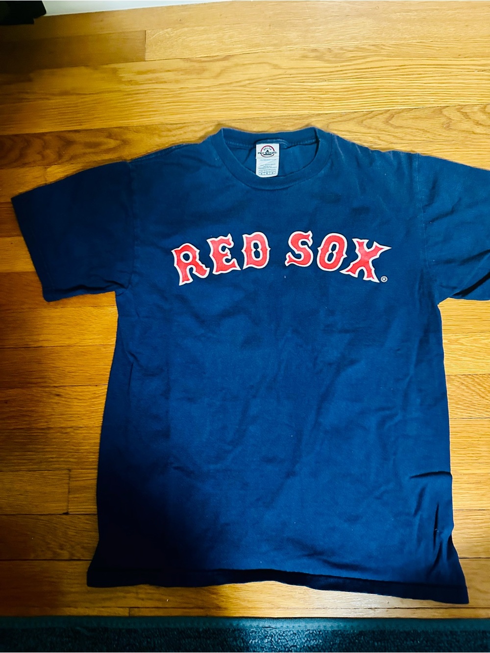 Boston Red Sox Manny Ramirez  24 Navy Graphic Tee - RED SOX Logo